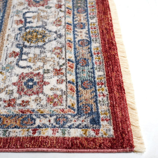 Safavieh Lauren Ralph Traditional Power Loomed Polyester Cotton Rug for Formal Living Spaces 8'-0" x 10'-2" LRL1400Q-8