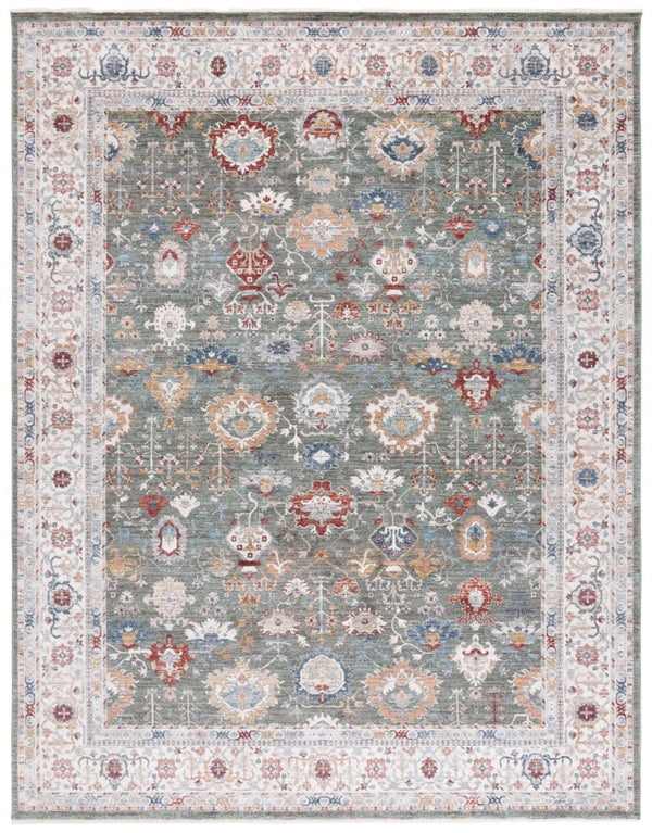 Safavieh Lauren Ralph Power Loomed Sage Ivory Area Rug Organic Neutral Polyester Blend 10'-0" x 13'-2" LRL1400W-10