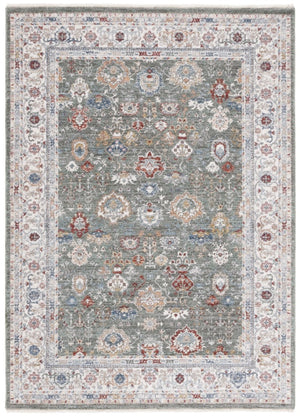Safavieh Lauren Ralph Power Loomed Sage Ivory Area Rug Organic Neutral Polyester Blend 4'-0" x 6'-0" LRL1400W-4