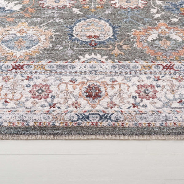 Safavieh Lauren Ralph Power Loomed Sage Ivory Area Rug Organic Neutral Polyester Blend 5'-0" x 8'-0" LRL1400W-5