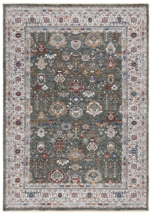 Safavieh Lauren Ralph Power Loomed Sage Ivory Area Rug Organic Neutral Polyester Blend 6'-0" x 9'-2" LRL1400W-6