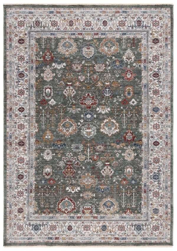 Safavieh Lauren Ralph Power Loomed Sage Ivory Area Rug Organic Neutral Polyester Blend 6'-0" x 9'-2" LRL1400W-6