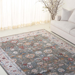 Safavieh Lauren Ralph Power Loomed Sage Ivory Area Rug Organic Neutral Polyester Blend 9'-0" x 12'-6" LRL1400W-9