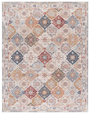 Safavieh Lauren Ralph Diamond Lattice Floral Area Rug Turkish Polyester Old World Living Room 8'-0" x 10'-2" LRL1401A-8