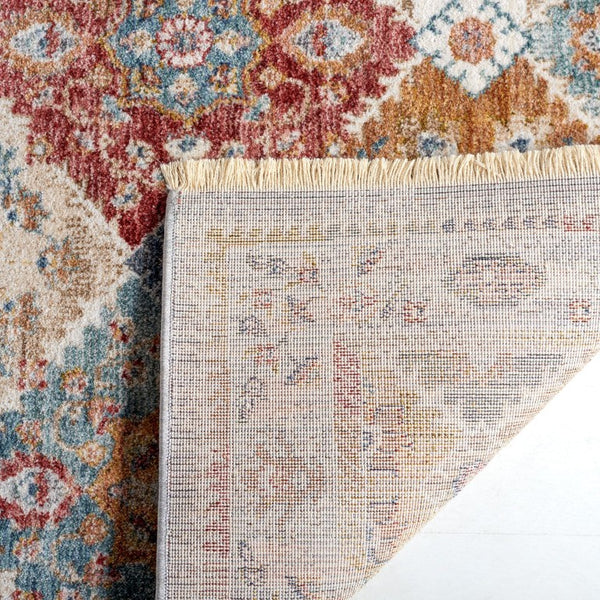 Safavieh Lauren Ralph Diamond Lattice Floral Area Rug Turkish Polyester Old World Living Room 8'-0" x 10'-2" LRL1401A-8
