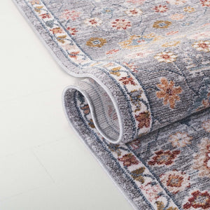 Safavieh Lauren Ralph Heriz Medallion Area Rug Power Loomed Polyester Blend for Living Rooms 10'-0" x 13'-2" LRL1402F-10
