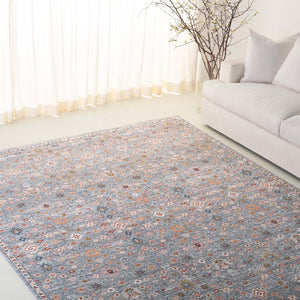 Safavieh Lauren Ralph Heriz Medallion Area Rug Power Loomed Polyester Blend for Living Rooms 10'-0" x 13'-2" LRL1402F-10