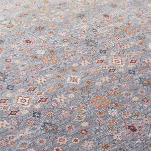 Safavieh Lauren Ralph Heriz Medallion Area Rug Power Loomed Polyester Blend for Living Rooms 5'-0" x 8'-0" LRL1402F-5