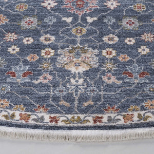 Safavieh Lauren Ralph Heriz Persian Medallion Polyester Area Rug for Living Dining Rooms 6'-7" x 6'-7" (Round) LRL1402N-7R