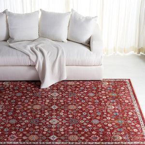 Safavieh Lauren Ralph Heriz Power-Loomed Polyester Area Rug for Formal Living Spaces 5'-0" x 7'-0" LRL1402Q-5