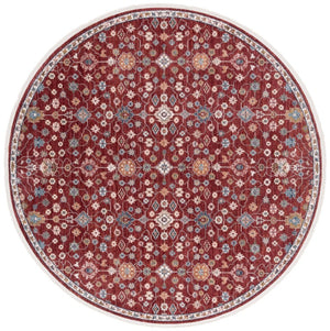 Safavieh Lauren Ralph Heriz Power-Loomed Polyester Area Rug for Formal Living Spaces 6'-7" x 6'-7" Round LRL1402Q-7R