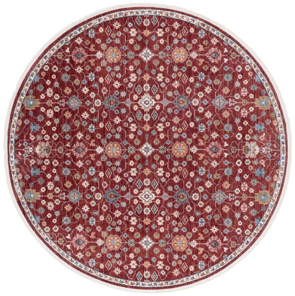 Safavieh Lauren Ralph Heriz Power-Loomed Polyester Area Rug for Formal Living Spaces 6'-7" x 6'-7" Round LRL1402Q-7R