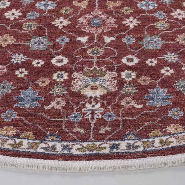 Safavieh Lauren Ralph Heriz Power-Loomed Polyester Area Rug for Formal Living Spaces 6'-7" x 6'-7" Round LRL1402Q-7R