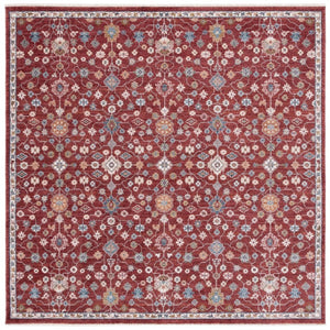 Safavieh Lauren Ralph Heriz Power-Loomed Polyester Area Rug for Formal Living Spaces 6'-7" x 6'-7" Square LRL1402Q-7SQ