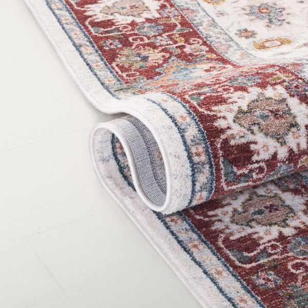 Safavieh Lauren Ralph Traditional Power Loomed Area Rug in Polyester Cotton Blend for Large Rooms 10'-0" x 13'-2" LRL1403A-10
