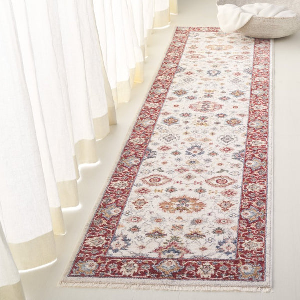 Safavieh Lauren Ralph Traditional Power Loomed Area Rug in Polyester Cotton Blend for Large Rooms 2'-0" x 8'-0" LRL1403A-28