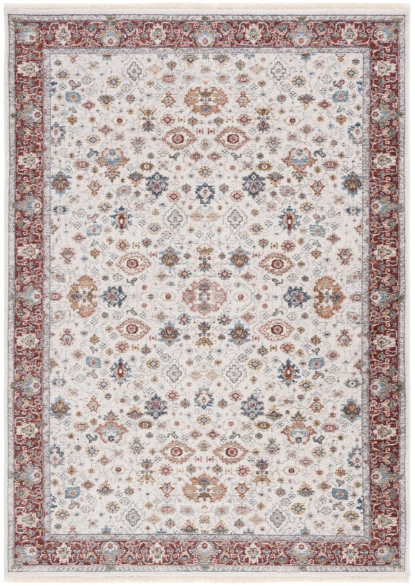 Safavieh Lauren Ralph Traditional Power Loomed Area Rug in Polyester Cotton Blend for Large Rooms 5'-0" x 8'-0" LRL1403A-5