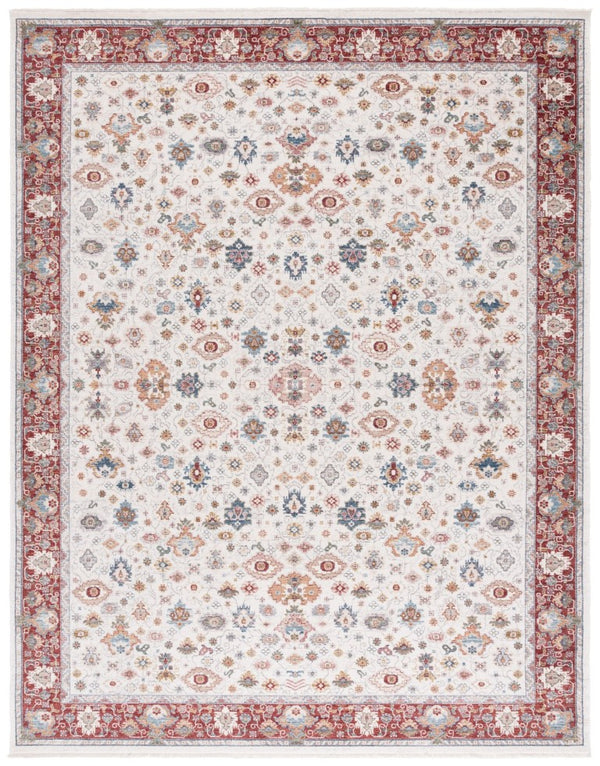 Safavieh Lauren Ralph Traditional Power Loomed Area Rug in Polyester Cotton Blend for Large Rooms 9'-0" x 12'-6" LRL1403A-9