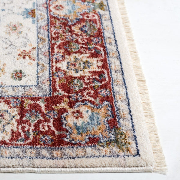 Safavieh Lauren Ralph Traditional Power Loomed Area Rug in Polyester Cotton Blend for Large Rooms 9'-0" x 12'-6" LRL1403A-9