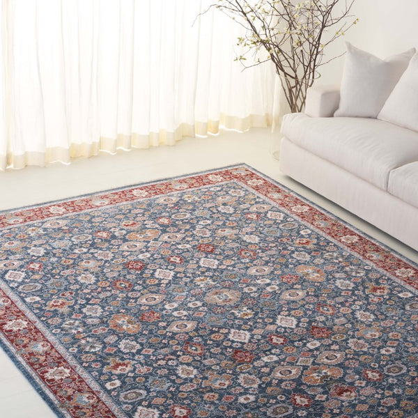 Safavieh Lauren Ralph Power-Loomed Polyester Cotton Blend Traditional Area Rug for Living Room 10'-0" x 13'-2" LRL1403M-10