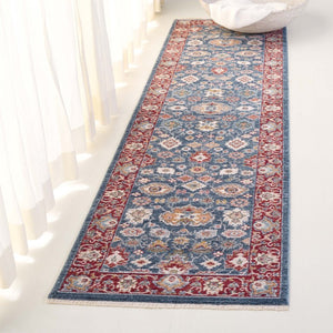 Safavieh Lauren Ralph Power-Loomed Polyester Cotton Blend Traditional Area Rug for Living Room 2'-0" x 8'-0" LRL1403M-28