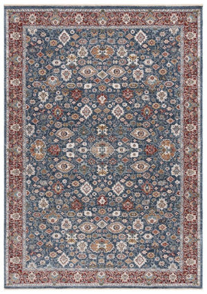Safavieh Lauren Ralph Power-Loomed Polyester Cotton Blend Traditional Area Rug for Living Room 6'-0" x 9'-2" LRL1403M-6