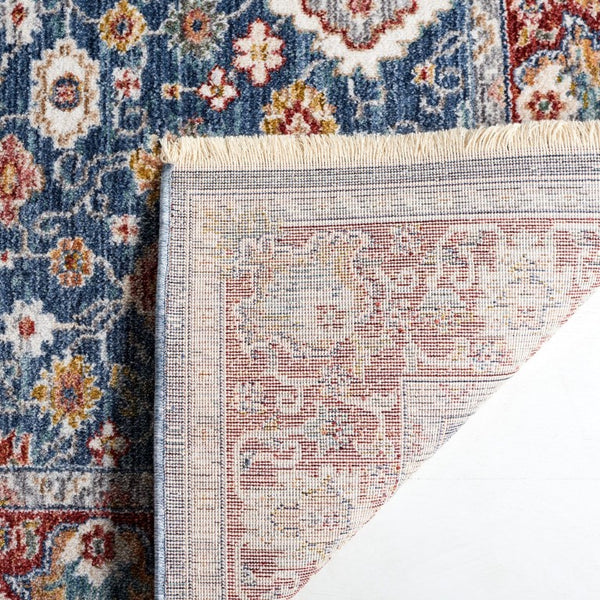 Safavieh Lauren Ralph Power-Loomed Polyester Cotton Blend Traditional Area Rug for Living Room 6'-0" x 9'-2" LRL1403M-6