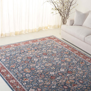 Safavieh Lauren Ralph Power-Loomed Polyester Cotton Blend Traditional Area Rug for Living Room 8'-0" x 10'-2" LRL1403M-8