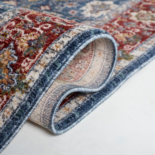 Safavieh Lauren Ralph Power-Loomed Polyester Cotton Blend Traditional Area Rug for Living Room 9'-0" x 12'-6" LRL1403M-9