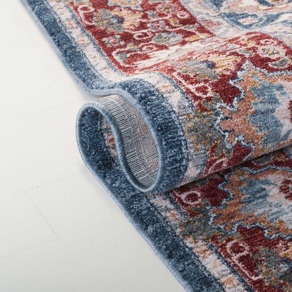 Safavieh Lauren Ralph Power-Loomed Polyester Cotton Blend Traditional Area Rug for Living Room 9'-0" x 12'-6" LRL1403M-9