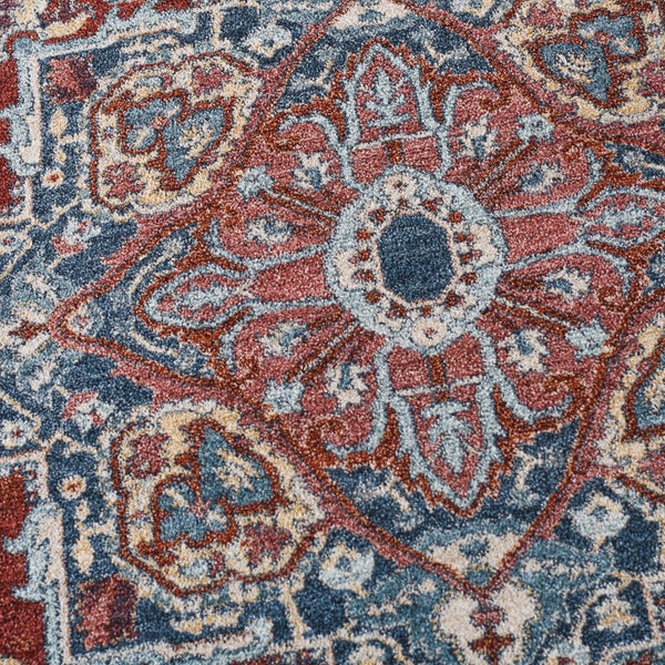 Safavieh Lrl Persian Inspired Area Rug Space Dyed Polyester Traditional Pattern for Living Rooms LRL1411P-5