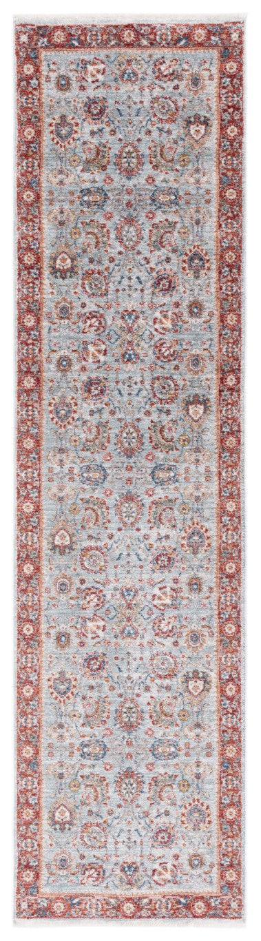 Safavieh Lrl Medallion Accent Rug Space-Dyed Polyester Traditional Floral for Entryways and Cozy Nooks 2'-0" x 8'-0" LRL1412F-28