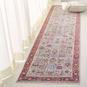 Safavieh Lrl Medallion Accent Rug Space-Dyed Polyester Traditional Floral for Entryways and Cozy Nooks 2'-0" x 8'-0" LRL1412F-28