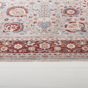Safavieh Lrl Medallion Accent Rug Space-Dyed Polyester Traditional Floral for Entryways and Cozy Nooks 1'-7" x 2'-6" LRL1412F-2