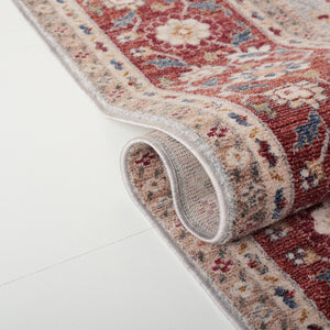 Safavieh Lrl Medallion Accent Rug Space-Dyed Polyester Traditional Floral for Entryways and Cozy Nooks 4'-0" x 6'-0" LRL1412F-4