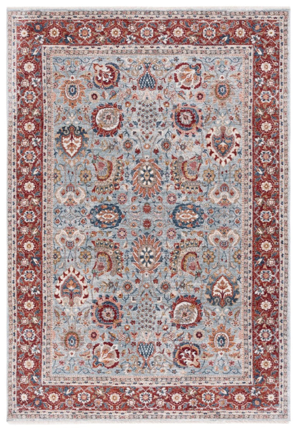 Safavieh Lrl Medallion Accent Rug Space-Dyed Polyester Traditional Floral for Entryways and Cozy Nooks 6'-0" x 9'-2" LRL1412F-6