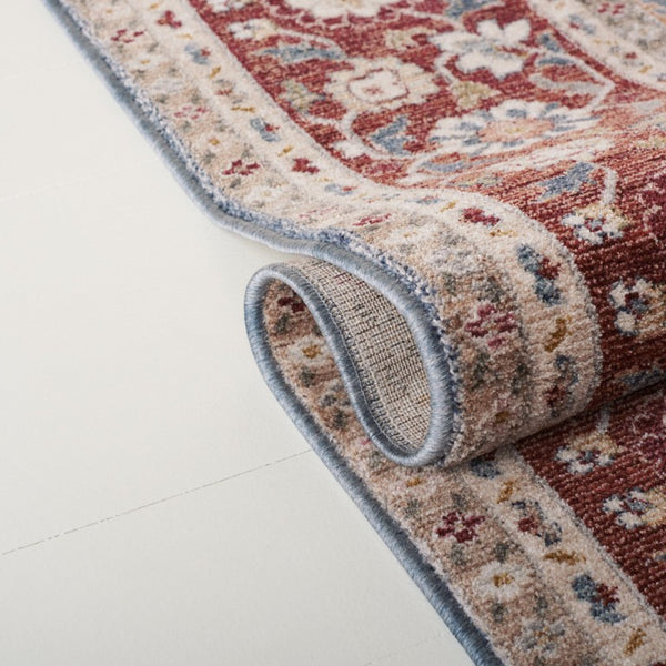 Safavieh Lrl Turkish Heritage Runner Rug Space Dyed Polyester Plush Pile Hallway Accent 5'-0" x 8'-0" LRL1412N-5
