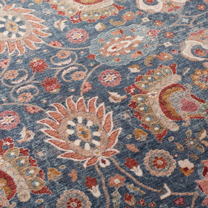 Safavieh Lrl Turkish Heritage Runner Rug Space Dyed Polyester Plush Pile Hallway Accent 6'-0" x 9'-2" LRL1412N-6