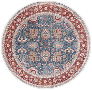 Safavieh Lrl Turkish Heritage Runner Rug Space Dyed Polyester Plush Pile Hallway Accent 6'-7" x 6'-7" (Round) LRL1412N-7R