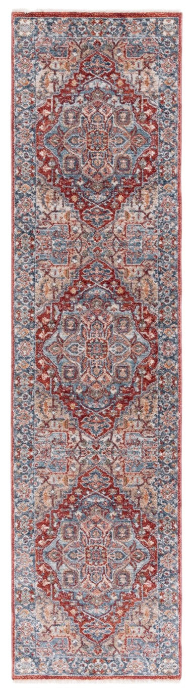 Safavieh Lrl Newtown Persian Floral Runner Spacedyed Polyester Hallway Rug Made in Turkey 2'-0" x 8'-0" LRL1413B-28