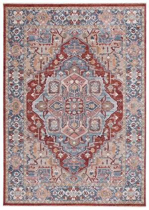 Safavieh Lrl Newtown Persian Floral Runner Spacedyed Polyester Hallway Rug Made in Turkey 5'-0" x 8'-0" LRL1413B-5