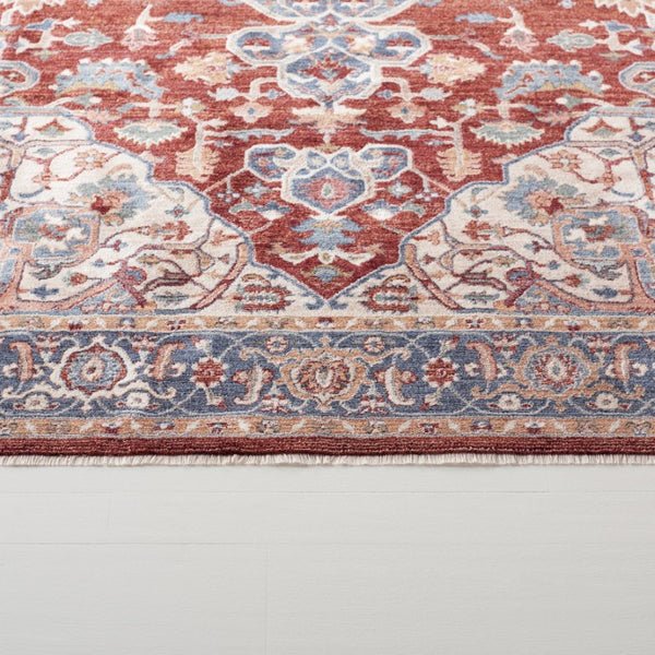 Safavieh Lrl Traditional Turkish Runner Rug Polyester Cotton Blend Hallway Accent Piece 4'-0" x 6'-0" LRL1414P-4