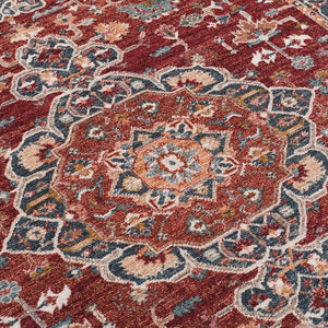 Safavieh Lrl Traditional Turkish Runner Rug Polyester Cotton Blend Hallway Accent Piece 6'-0" x 9'-2" LRL1414P-6