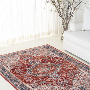 Safavieh Lrl Traditional Turkish Runner Rug Polyester Cotton Blend Hallway Accent Piece 6'-0" x 9'-2" LRL1414P-6