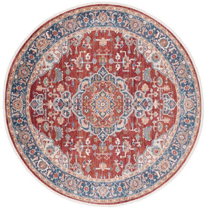Safavieh Lrl Traditional Turkish Runner Rug Polyester Cotton Blend Hallway Accent Piece 6'-7" x 6'-7" (Round) LRL1414P-7R
