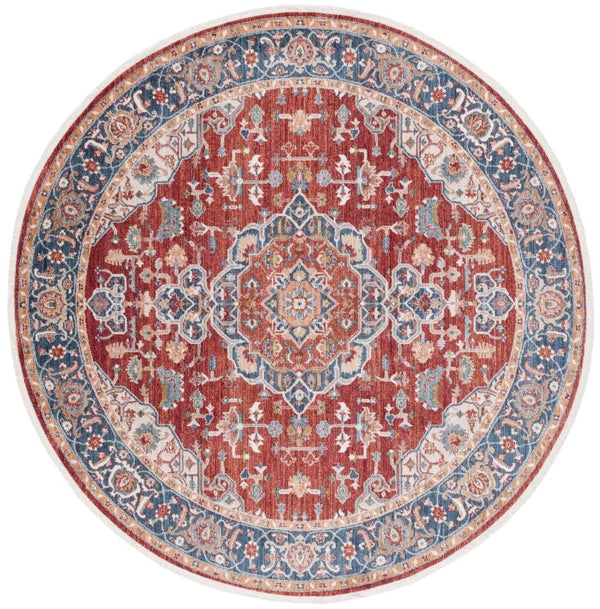 Safavieh Lrl Traditional Turkish Runner Rug Polyester Cotton Blend Hallway Accent Piece 6'-7" x 6'-7" (Round) LRL1414P-7R