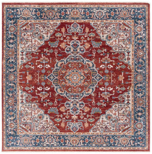 Safavieh Lrl Traditional Turkish Runner Rug Polyester Cotton Blend Hallway Accent Piece 6'-7" x 6'-7" (Square) LRL1414P-7SQ