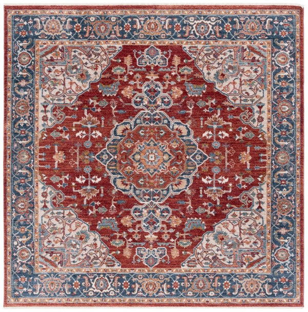 Safavieh Lrl Traditional Turkish Runner Rug Polyester Cotton Blend Hallway Accent Piece 6'-7" x 6'-7" (Square) LRL1414P-7SQ