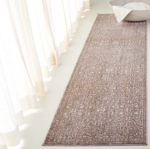 Safavieh Lauren Ralph Transitional Polyester Rug with Sage Ivory Tones for Living Room Floors 2'-0" x 8'-0" LRL1540W-28