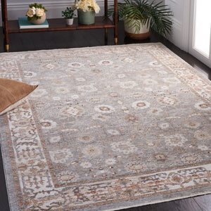 Safavieh Lauren Ralph Solid Polyester Runner Rug for Entryways Neutral Earthy Tones Low Pile 5'-3" x 7'-6" LRL1544A-5